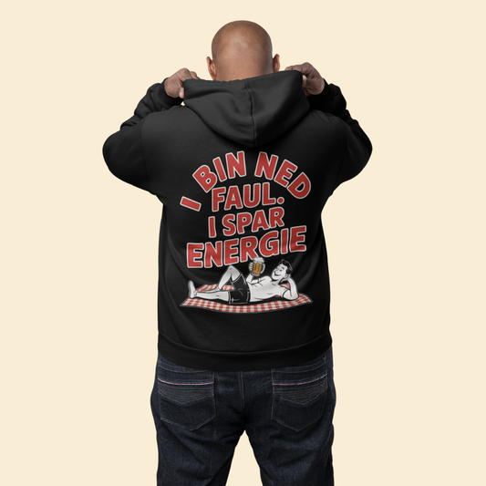 I BIN NED FAUL Premium Organic Hoodie