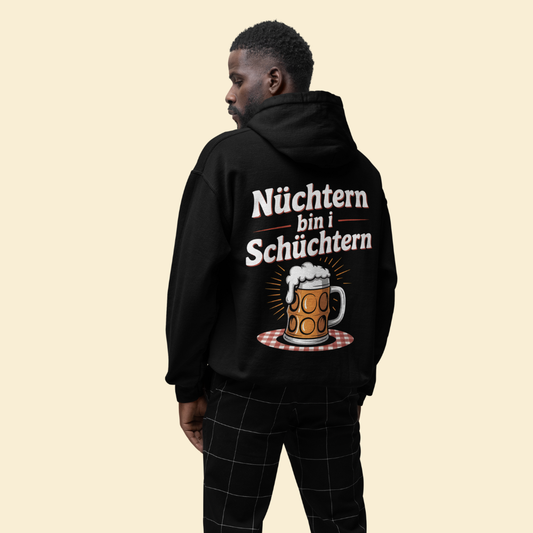NÜCHTERN BIN I SCHÜCHTERN Oversized Hoodie